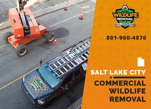 Commercial Wildlife Removal truck in Salt Lake City