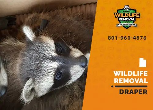 Draper Wildlife Removal professional removing pest animal